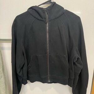 Lululemon scuba oversized full zip black